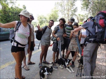 ©110609 (10) Eine Gruppe von 60 Jugendlichen hat nach drei Monaten den Israel-Trail beendet